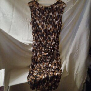 ZOZO Abstract Midi Sleeveless Sheath Dress, Size M